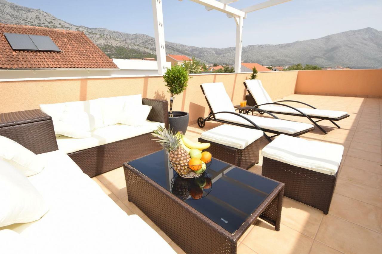 Luxury Penthouse With Jacuzzi In Orebić Exterior foto