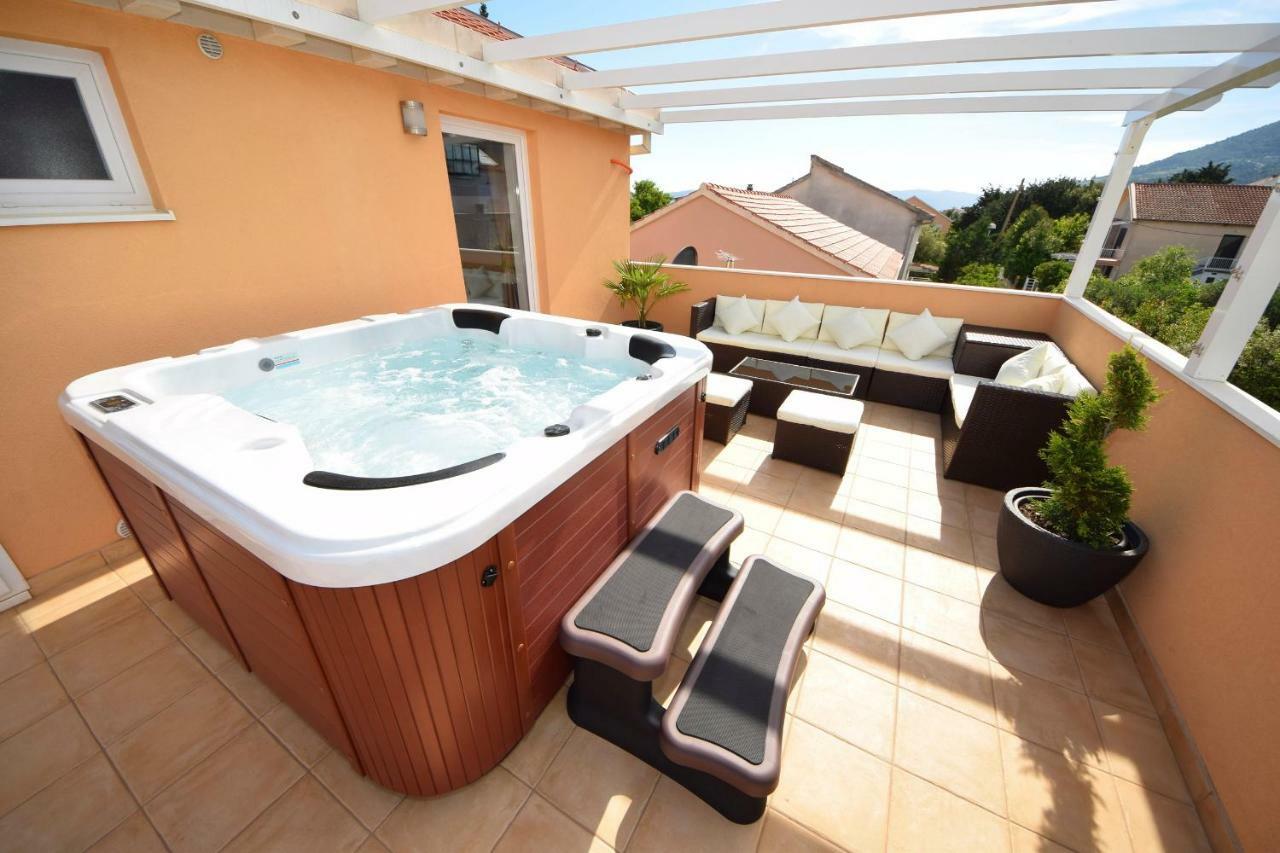 Luxury Penthouse With Jacuzzi In Orebić Exterior foto